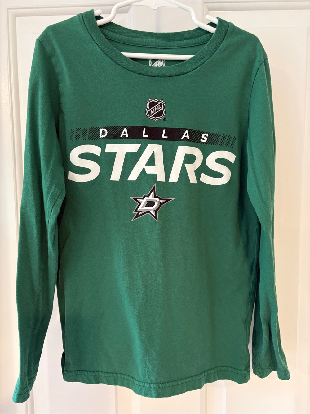 Dallas Stars Green Long-Sleeve Tee youth Small / 8